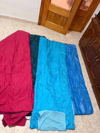Sacos de dormir varios colores