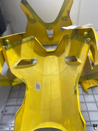 Carenado Kawasaki ZX6 07-08 Lacomoto Amarillo