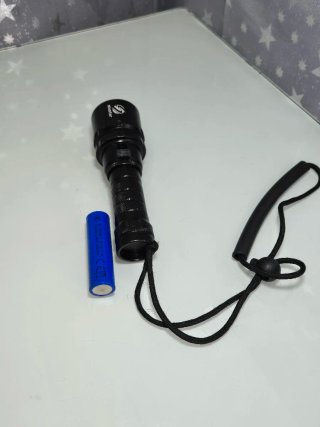 Linterna de buceo 1000lm mas batería