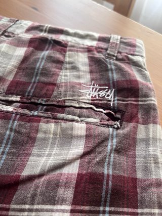 Pantalón corto cuadros STÜSSY Talla 31