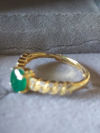 Anillo  Esmeralda Colombiana GRC