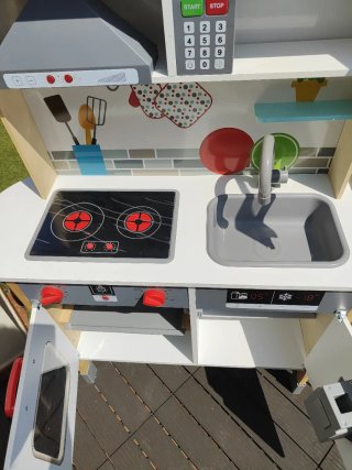 Cocina de juguete de madera