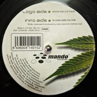 Vinilos Hard Trance CRM 2003 Mando Records