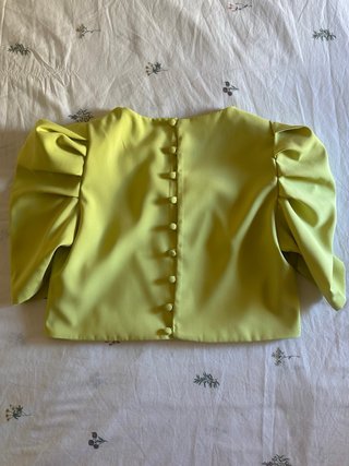 Conjunto fiesta Cardie verde y multicolor