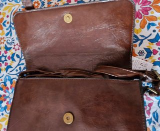 Bolso Satchel Marrón Nuevo c/etiquetas