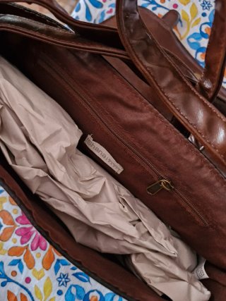 Bolso Satchel Marrón Nuevo c/etiquetas