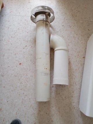 Calentador Cointra Gas Natural + tubo salida gases