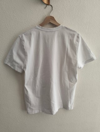 Camiseta Polo Club blanca cuello pico