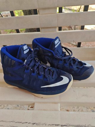 Deportivas Baloncesto Nike Azul/Blanco