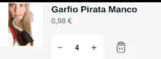 Disfraz Capitana Pirata Mujer Talla m/l