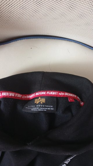 Sudadera Alpha Industries Negra