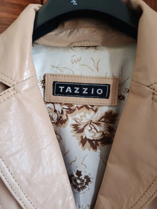 Chaqueta Tazzio Cuero Camel Talla 40