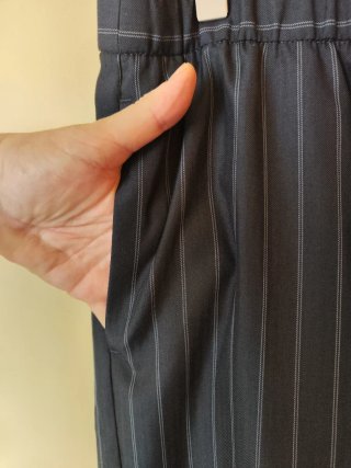 Pantalón palazzo rayas