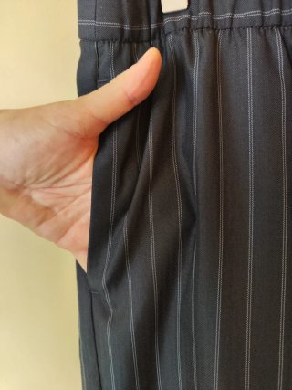 Pantalón palazzo rayas