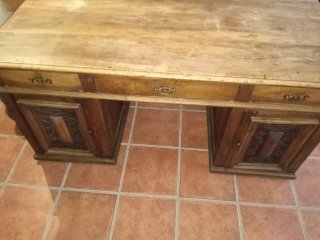 Escritorio Madera Maciza Rústico