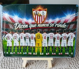 Placa Sevilla C.F. con caballete