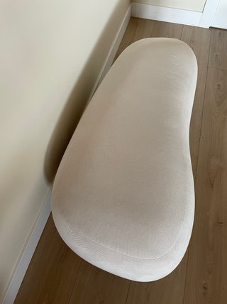 Puf/Ottoman Beige Tela