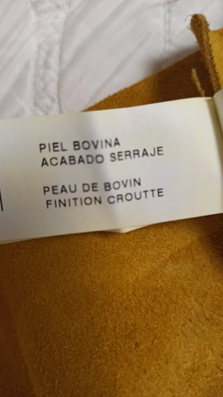 Cinturón de piel