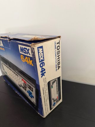 Toshiba HX-10 MSX 64K vintage + caja + cassette