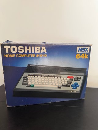 Toshiba HX-10 MSX 64K vintage + caja + cassette