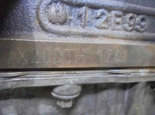 Motor x20dth opel vectra b 2.0 dti 16v rectp734556