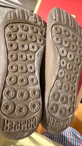 Camper Zapatos de Piel Marrones