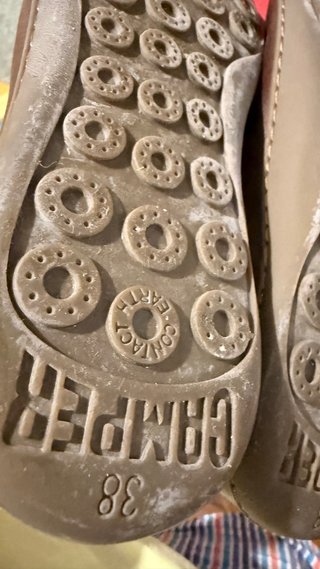 Camper Zapatos de Piel Marrones