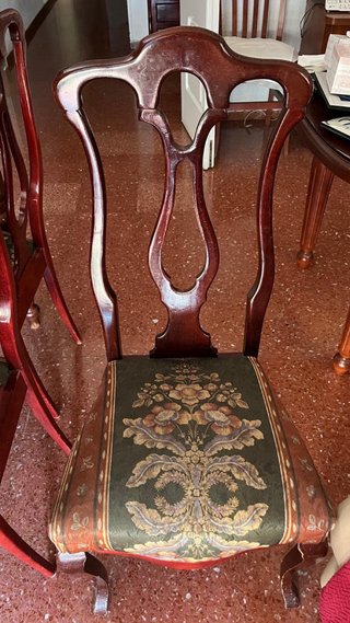 Mesa de comedor madera y cristal