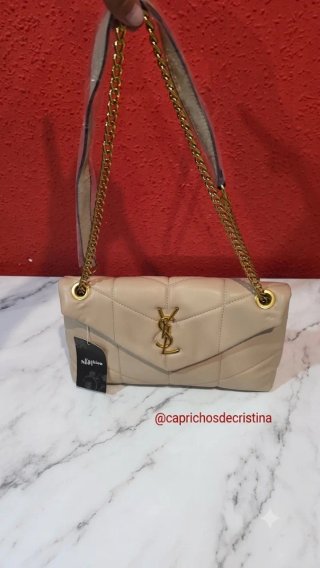 Bolso Beige y Dorado.SOLO ENVIO