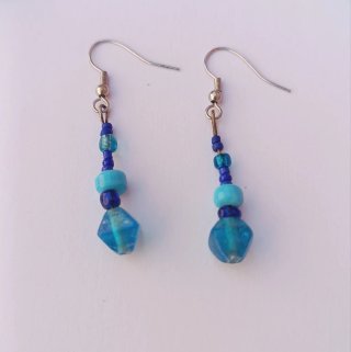 Conjunto bohemio de  collar y pendientes