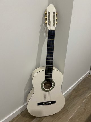 Guitarra Española Blanca