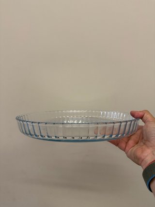 Molde de cristal para pastel