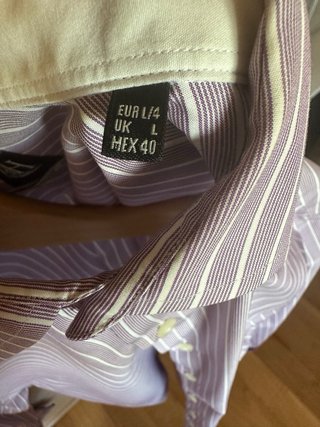 Camisa Pedro del Hierro Rayas Morado/Blanco