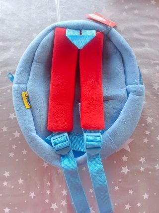 Mochila infantil peluche apisonadora