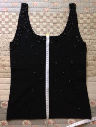 Camiseta de tirantes con cuentas de Precchio Color
