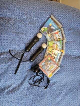 Mandos PS3 Move + Cámara + Juegos