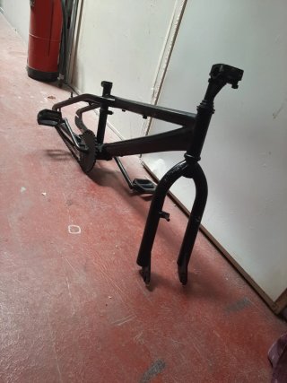 Cuadro Bici BMX Negro