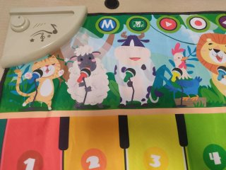 Alfombra Piano Musical Infantil Animales