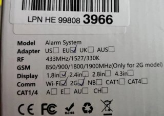 Sistema Alarma Hogar WiFi Tugard