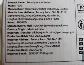 Sistema Alarma Hogar WiFi Tugard