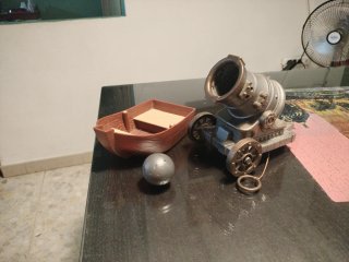 Barca y cañón piratas