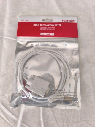 Convertidor HDMI a VGA Fonestar FO-410