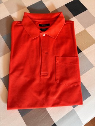 Polo Massimo Dutti Naranja Talla M