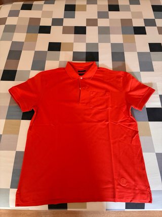 Polo Massimo Dutti Naranja Talla M