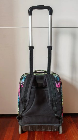 Zaino Trolley Seven 2 in 1 ragazza, 2 ruote