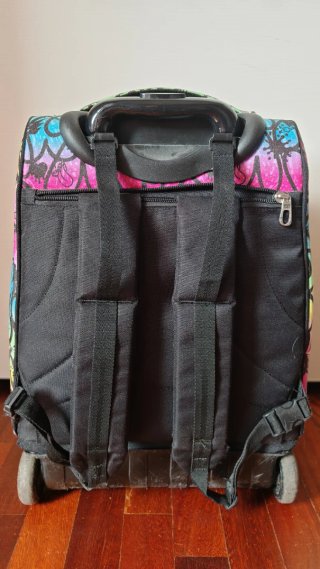 Zaino Trolley Seven 2 in 1 ragazza, 2 ruote