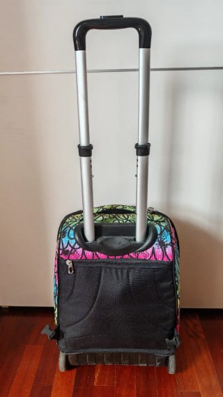 Zaino Trolley Seven 2 in 1 ragazza, 2 ruote