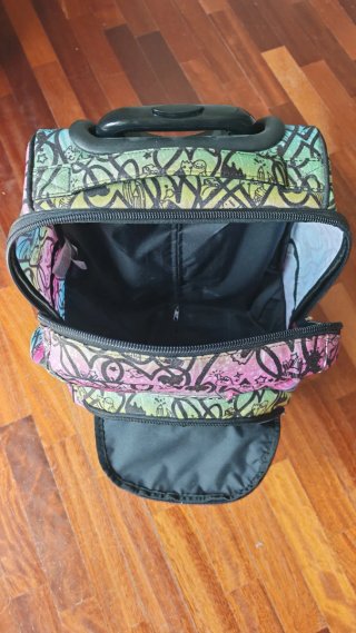 Zaino Trolley Seven 2 in 1 ragazza, 2 ruote