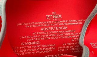 Chaleco flotador aprendizaje btbox fresas 2-3 años