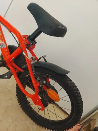 Bicicleta infantil Btwin naranja